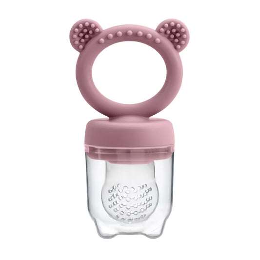 Baby Pacifier Fruit Feeder with Cover Silicone Newborn Nipple Fresh Fruit Food Vegetable Feeding Soother Baby Teether Toys