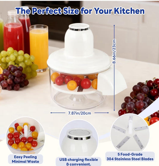 Automatic Grape Peeler Machine, Electric Garlic & Cherry Tomato Skin Remover