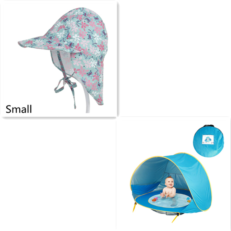 Baby Beach Tent Kids Outdoor Camping Easy Fold up Waterproof up Sun Awning Tent Uv-Protecting