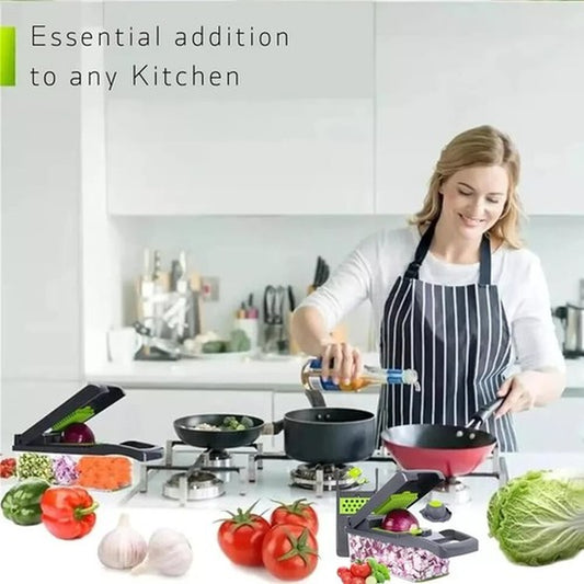 15-In-1 Fruit Vegetable Food Cutter Onion Dicer Vegetable Chopper Kitchen Slicer