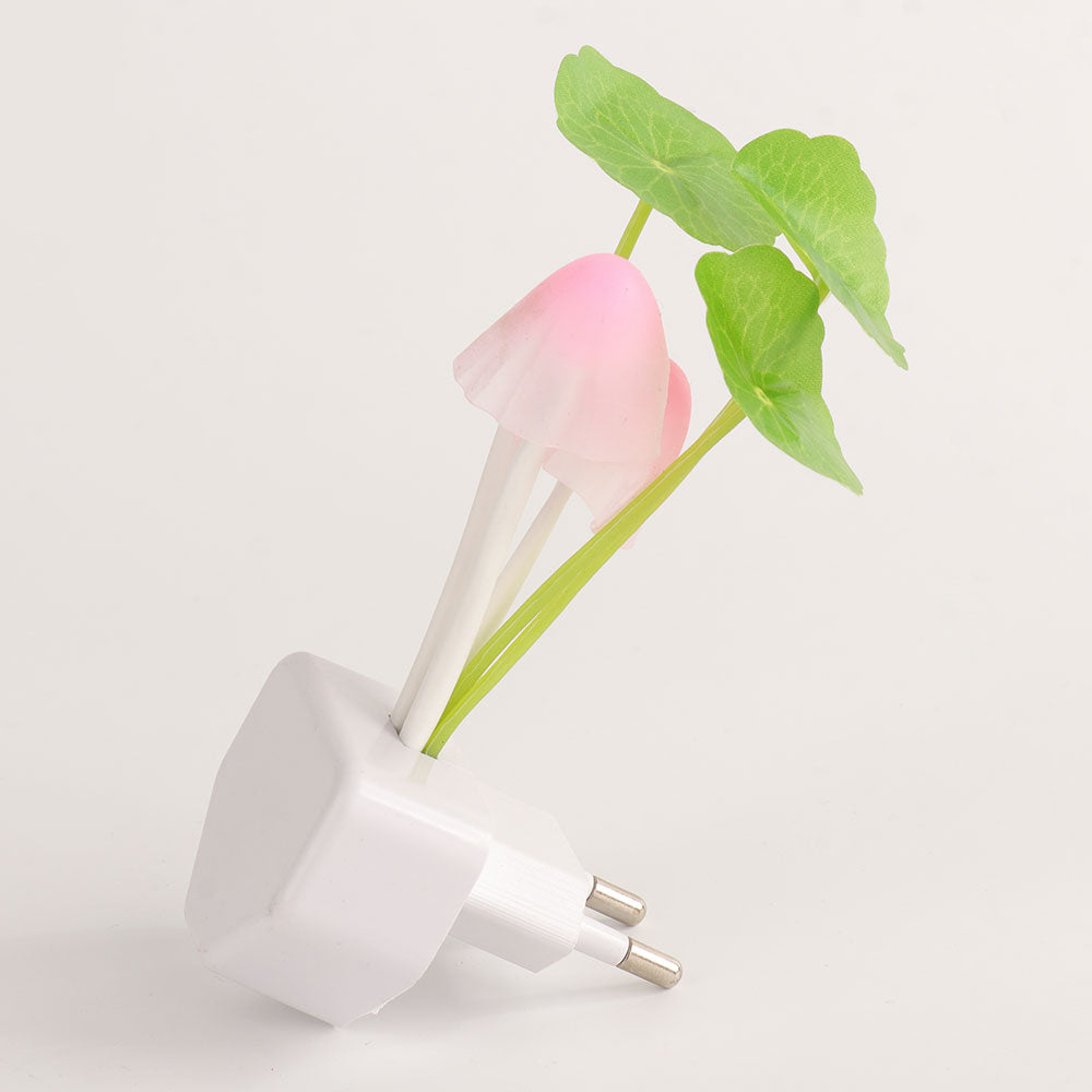 Color LED Mushroom Light, 3 Colors, with Sensor, Novelty, 220V