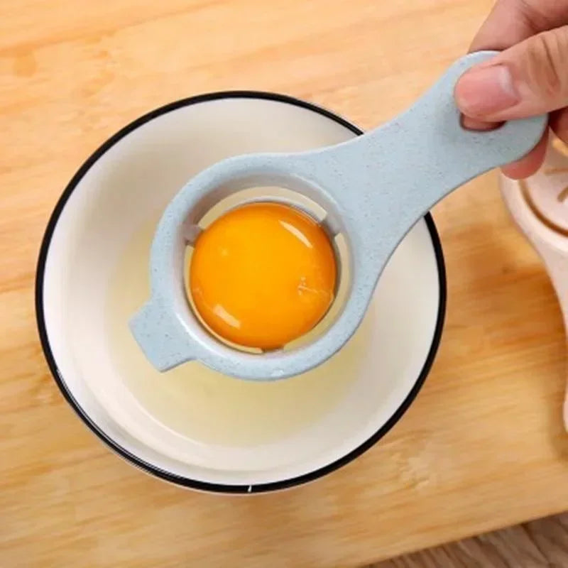1PC/4PCS Wheat Straw Egg White Separator Egg Yolk Separator Egg Filter Kitchen Baked Egg Yolk Egg White Filter Kitchen Gadgets