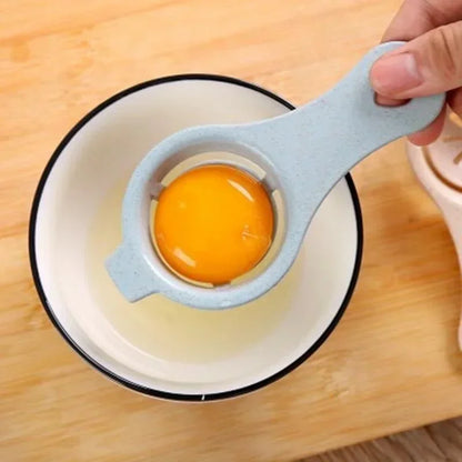 1PC/4PCS Wheat Straw Egg White Separator Egg Yolk Separator Egg Filter Kitchen Baked Egg Yolk Egg White Filter Kitchen Gadgets