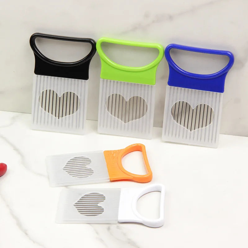 Stainless Steel Onion Cutter Holder Food Slicers Assistant Tomato Onion Slicer Holder Vegetables Cutting Fork Kitchen Gadgets