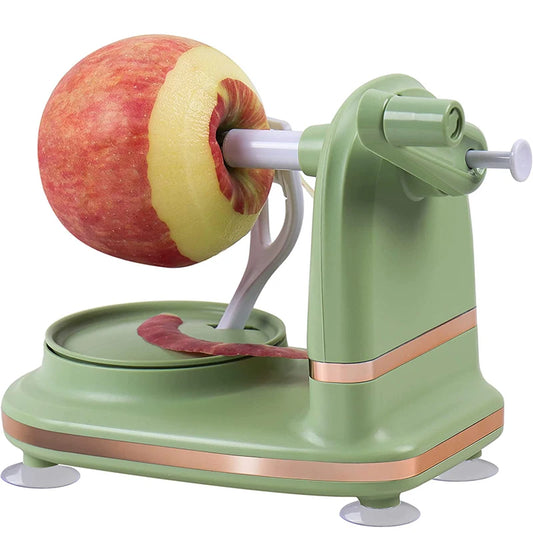 Multi-Function Apple Peeler Rotary Apple Pear Peeler Stainless Steel Apple Mango Potato Peeler with Suction Base JT185