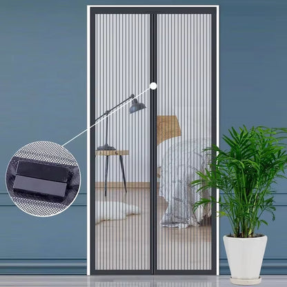 Window Mosquito Curtain, Gauze Window Screen, Automatic Door Lock, Home Ventilation Curtain, Magnetic Mesh Cover