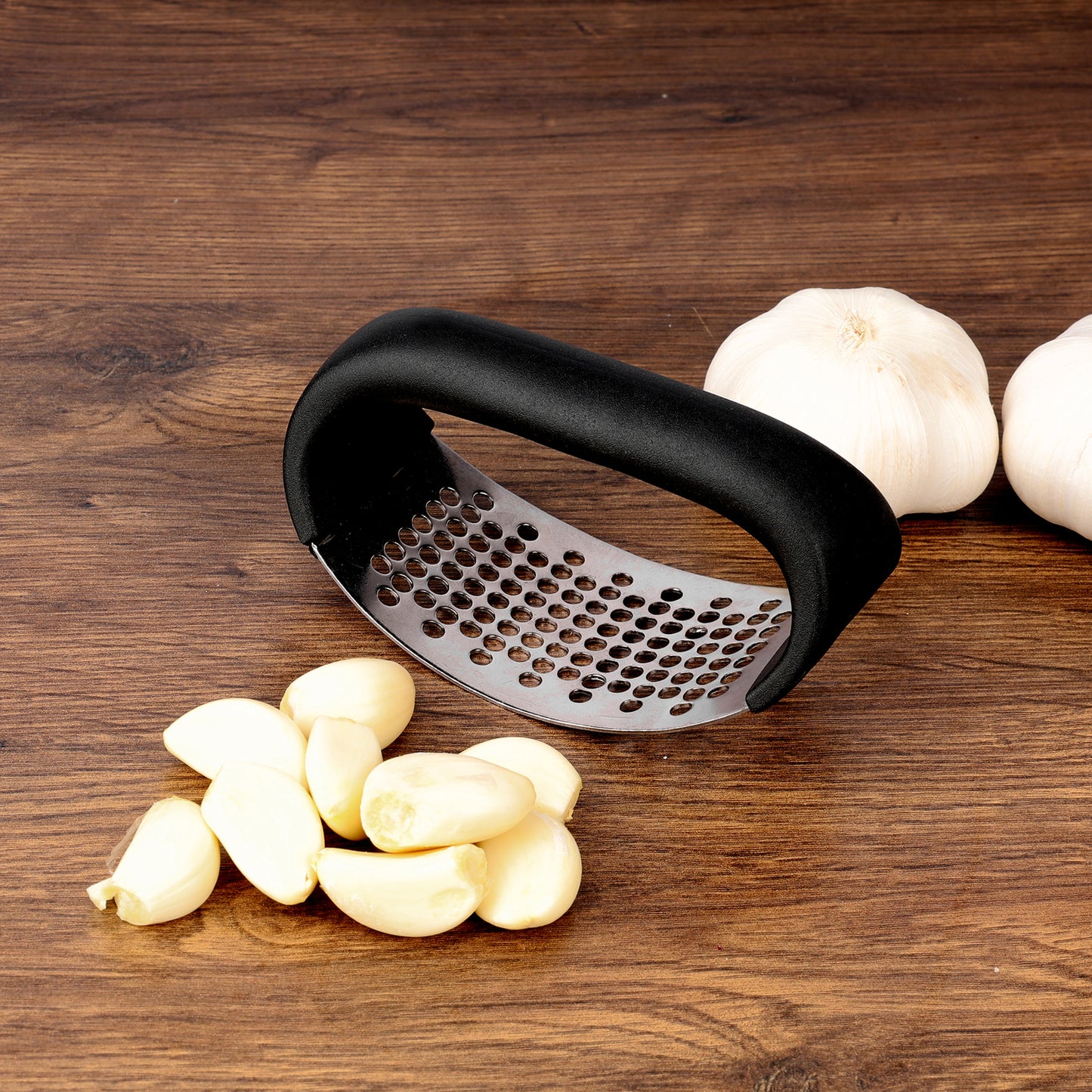 Stainless Steel Garlic Press Rocker Heavy Duty Garlic Crusher Dishwasher Safe
