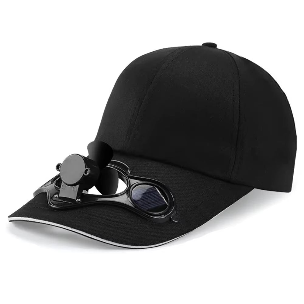 Cap with Fan Summer USB Charging Cooling Fan Baseball Cap Outdoor Golf Sunscreen 2 Speed Adjustable Peaked Hat Hiking Cap Fan
