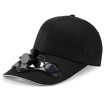 Cap with Fan Summer USB Charging Cooling Fan Baseball Cap Outdoor Golf Sunscreen 2 Speed Adjustable Peaked Hat Hiking Cap Fan