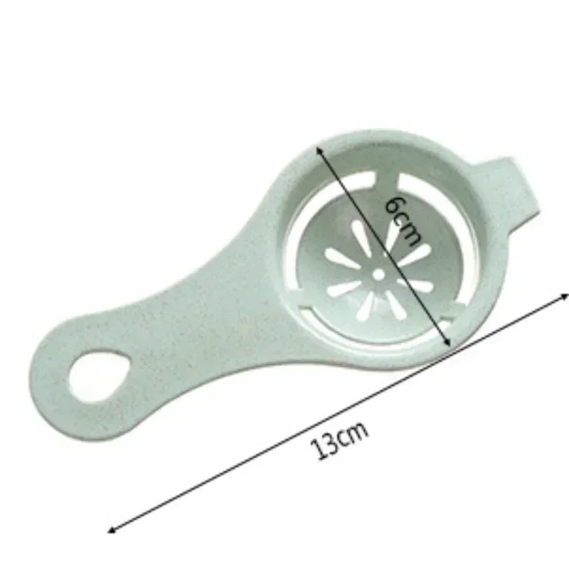 1PC/4PCS Wheat Straw Egg White Separator Egg Yolk Separator Egg Filter Kitchen Baked Egg Yolk Egg White Filter Kitchen Gadgets