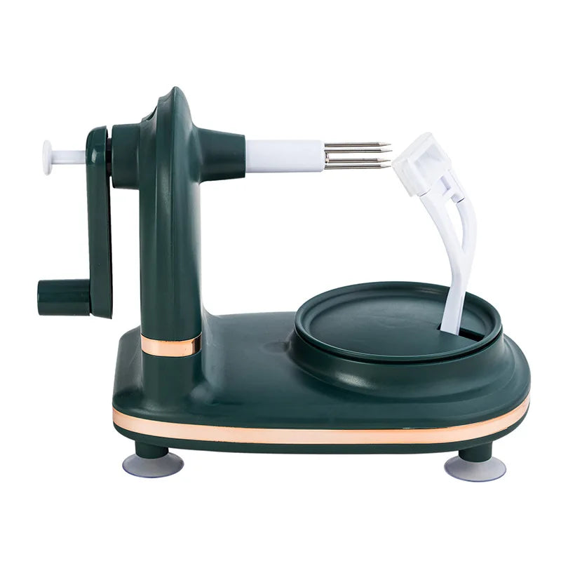 Multi-Function Apple Peeler Rotary Apple Pear Peeler Stainless Steel Apple Mango Potato Peeler with Suction Base JT185