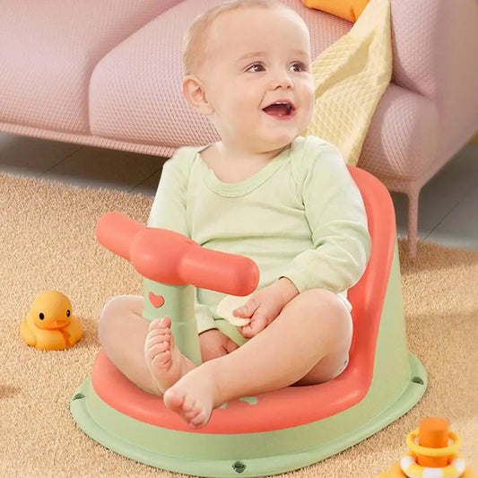 Baby Shower Chair Non Slip Infants Bath Seat Stool Adjustable Child Seat Baby Bathtub Toddler Shower Supplies Bath Accessories
