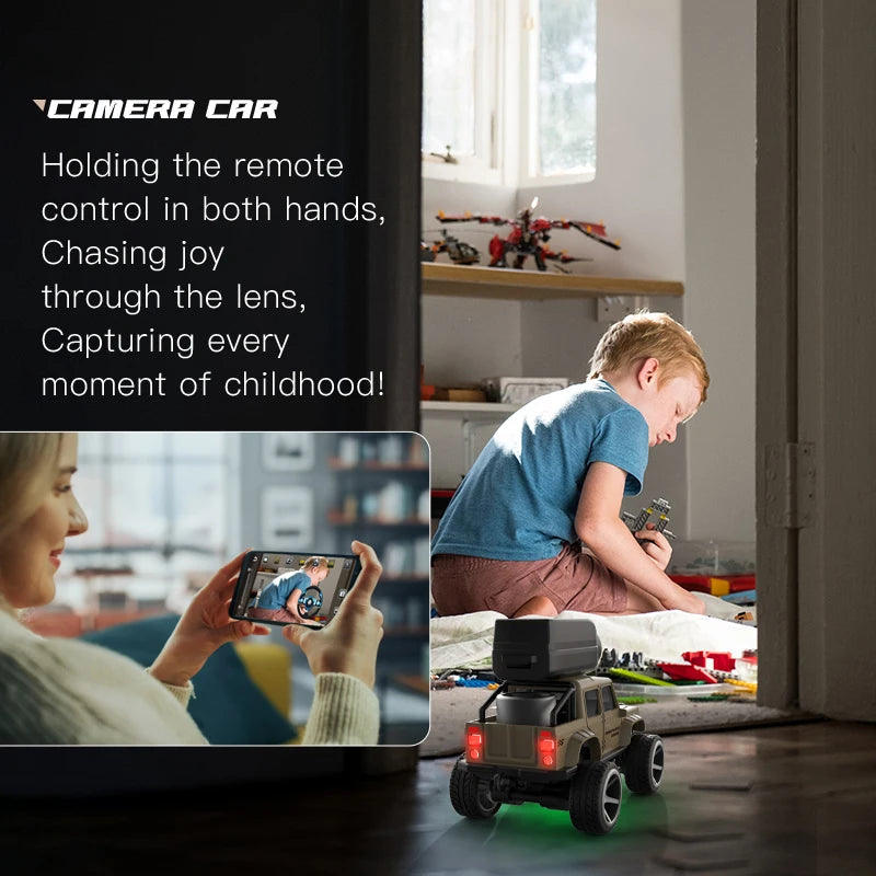 ZWN KF32 Mini RC Climbing Car with HD Camera & LED Lights 🚙📷