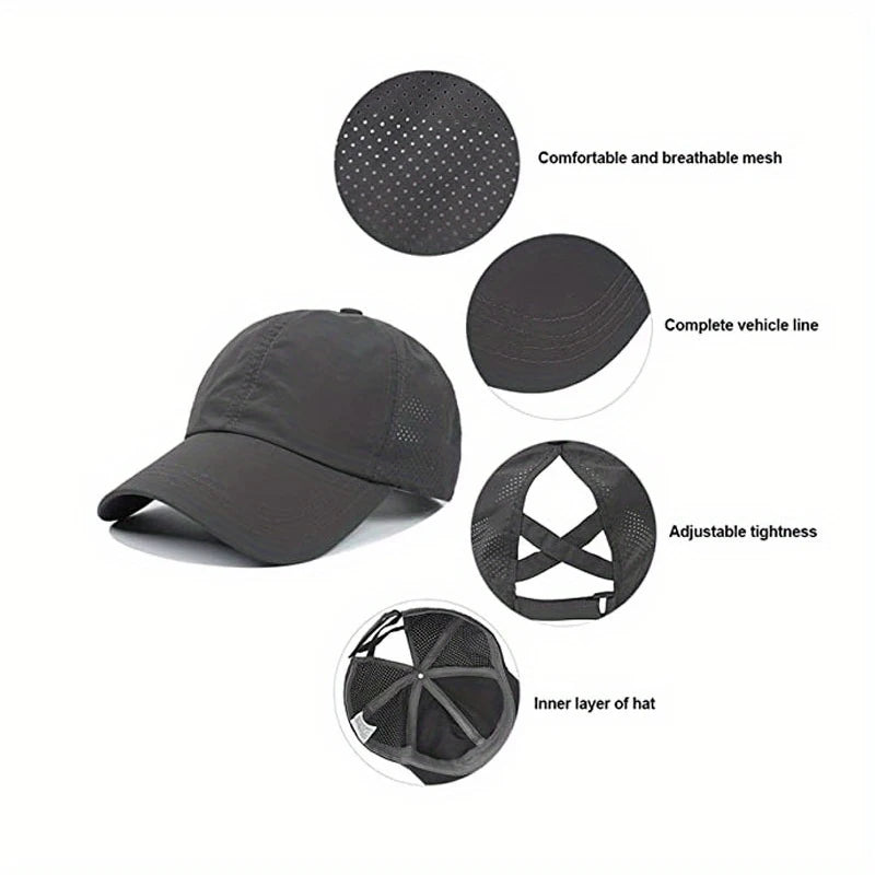 Unisex Breathable Sports Baseball Cap – All-Season Comfort 🧢✨