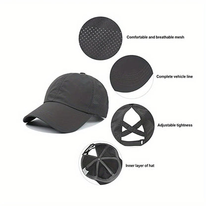 Unisex Breathable Sports Baseball Cap – All-Season Comfort 🧢✨