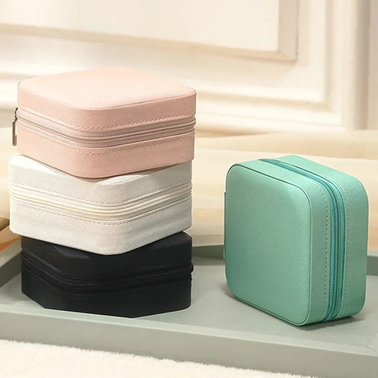 Mini Portable Jewelry Box – Elegant Travel Organizer 💍✨