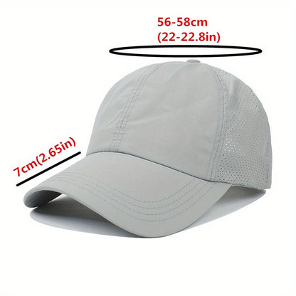 Unisex Breathable Sports Baseball Cap – All-Season Comfort 🧢✨