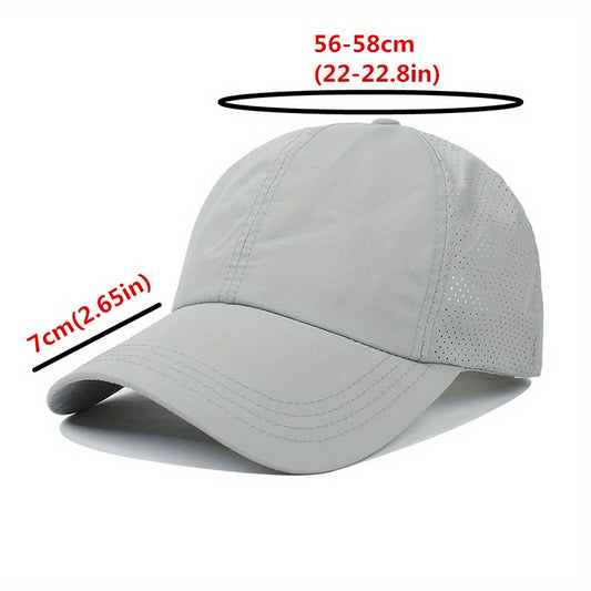 Unisex Breathable Sports Baseball Cap – All-Season Comfort 🧢✨