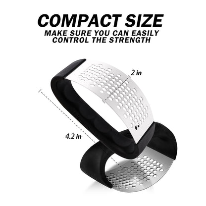 Stainless Steel Garlic Press Rocker Heavy Duty Garlic Crusher Dishwasher Safe