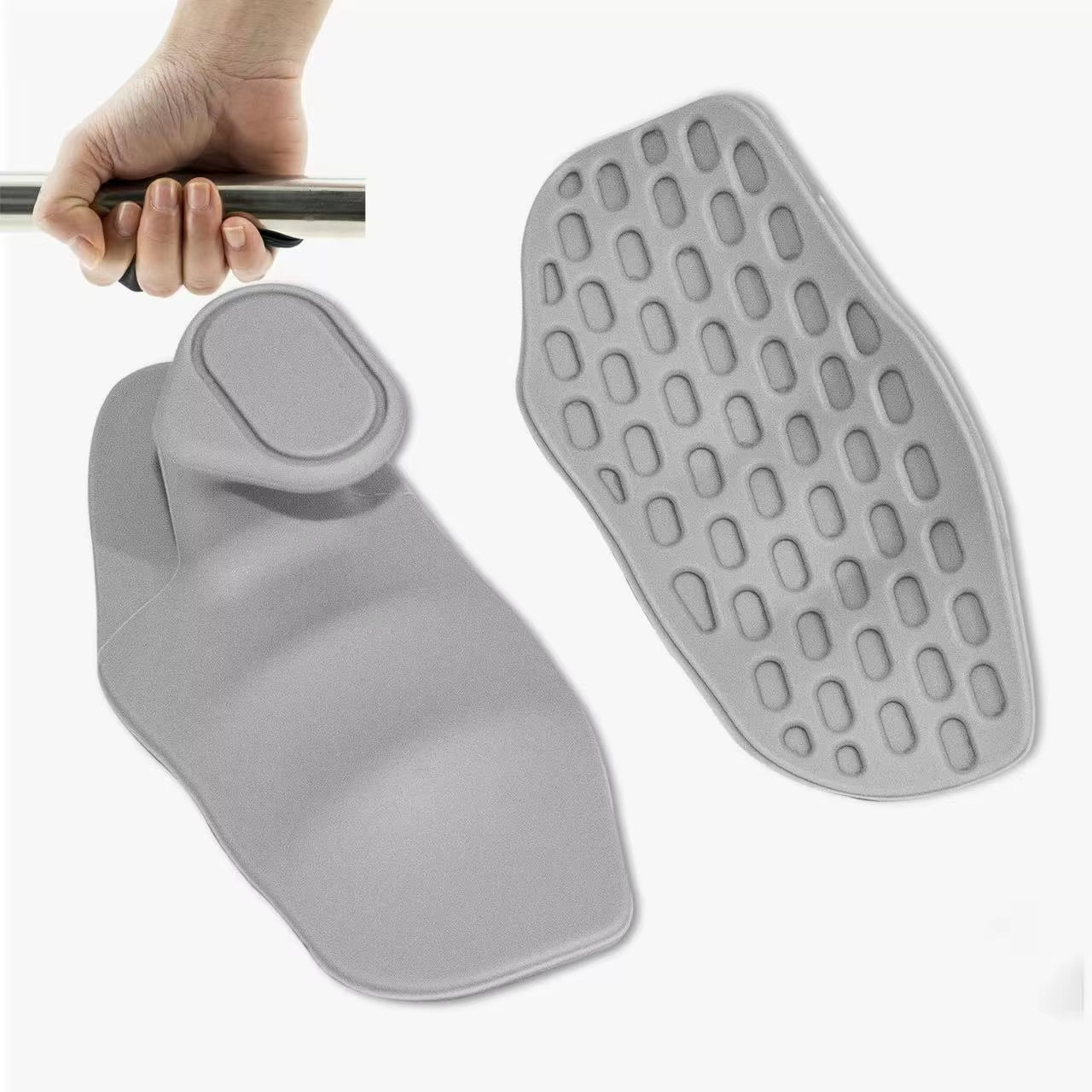 Gym Grips Fingerless Workout Gym Gloves Ergonomics Workout Grip Hand Protection Weight Lifting Grips Bodybuilding Gymnastics