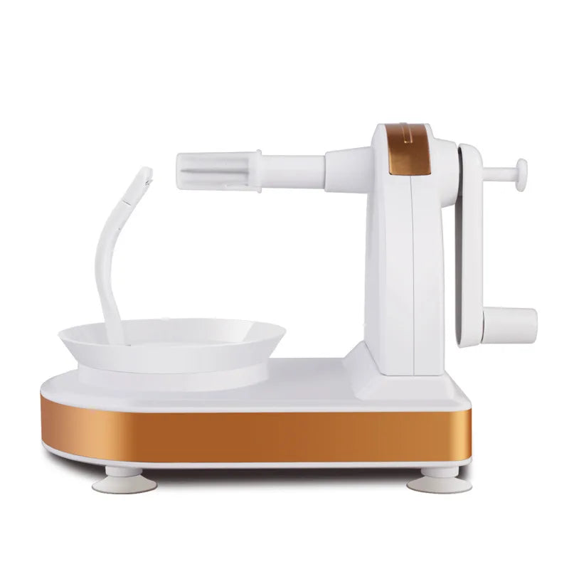 Multi-Function Apple Peeler Rotary Apple Pear Peeler Stainless Steel Apple Mango Potato Peeler with Suction Base JT185